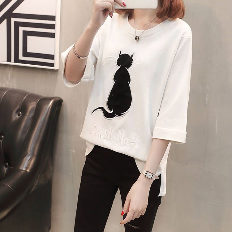Cute Cat Tshirt - Premium Quality
