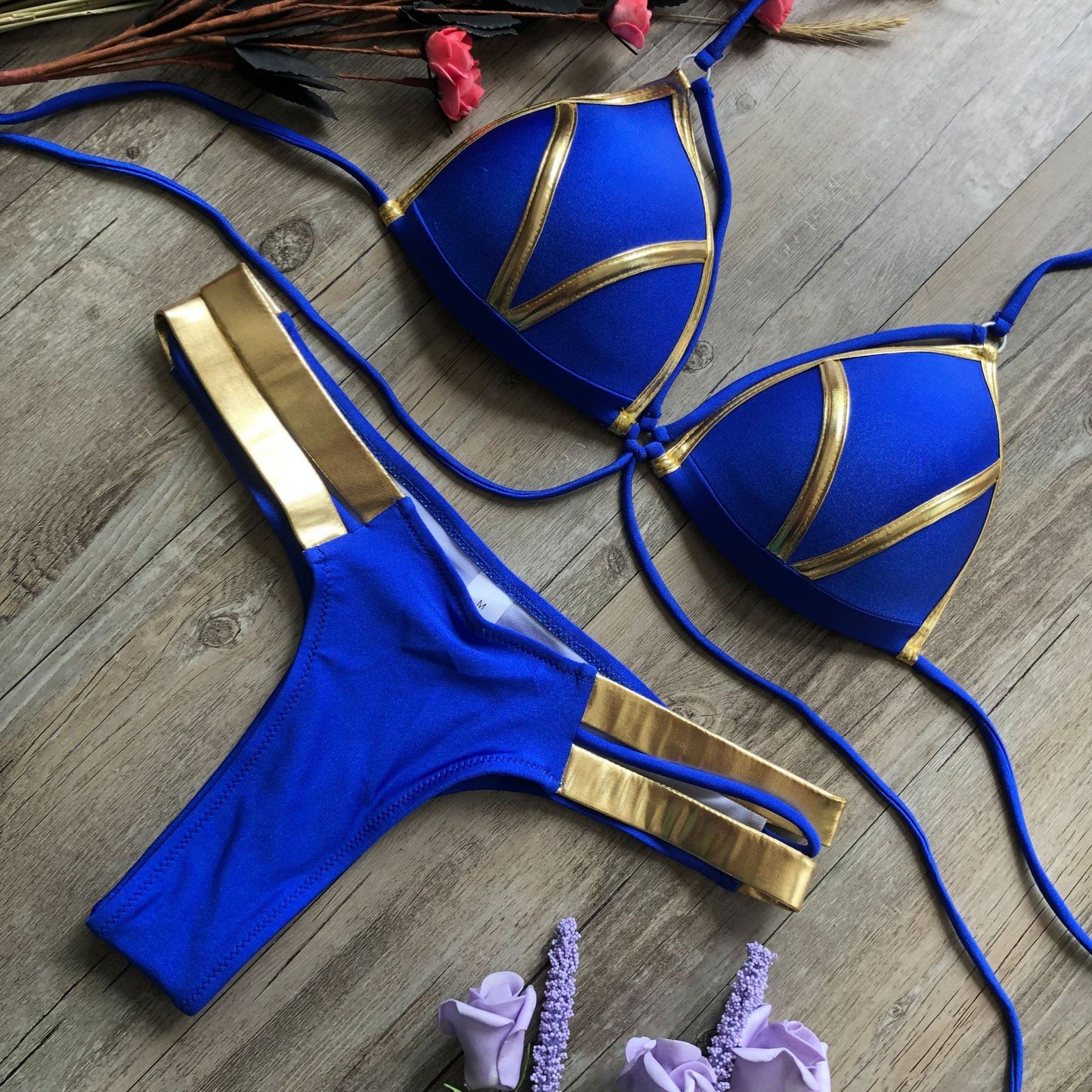 Professional Bronzing Bikini - Nylon Cotton (Chest Pad Support, Swimming Wading Sports, High-Quality Materials, Stylish Durable Design)