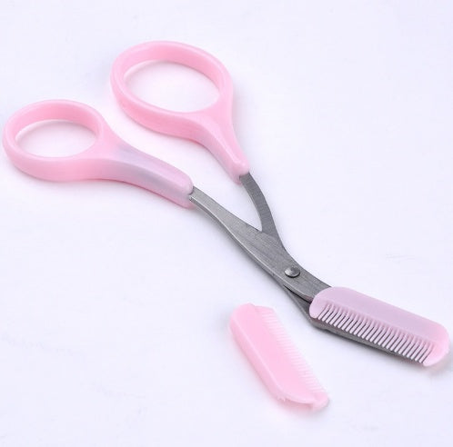 Outils de beauté ciseaux à sourcils avec peigne à sourcils