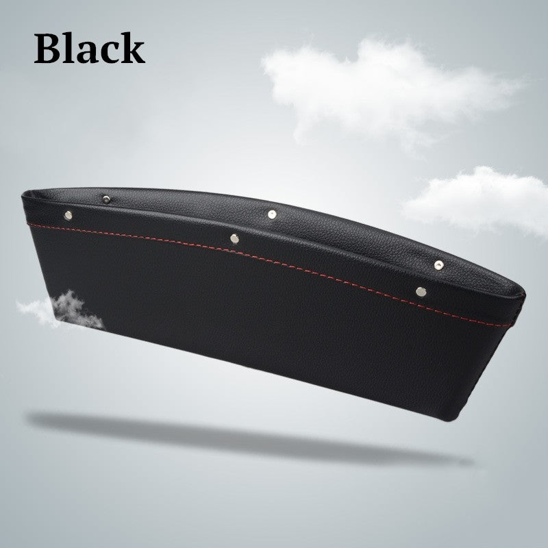 Car Organizer Box Caddy Catcher PU Läder Seat Gap Storage Bag