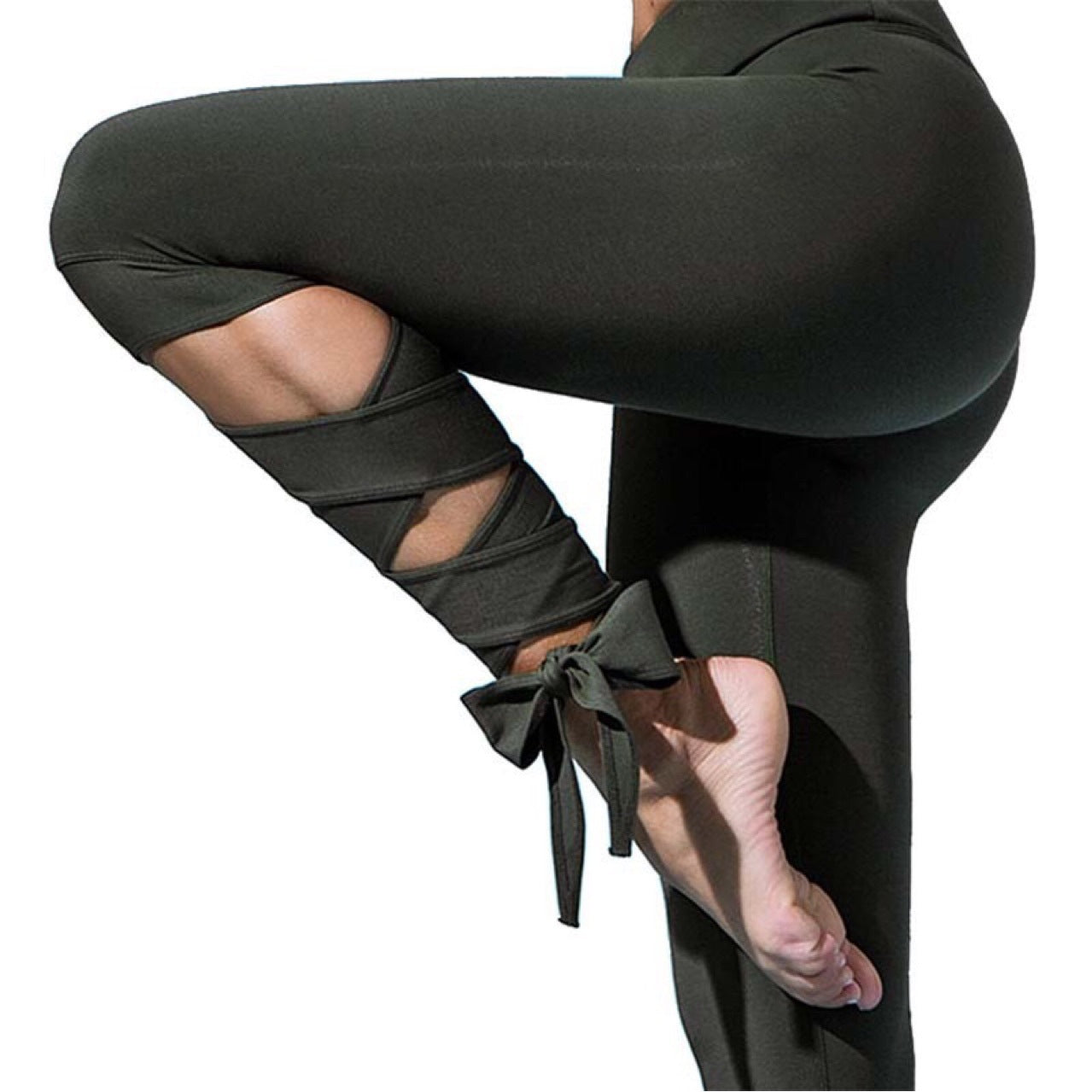 Women's High-Waist Yoga Leggings - Dance Ballet Fitness