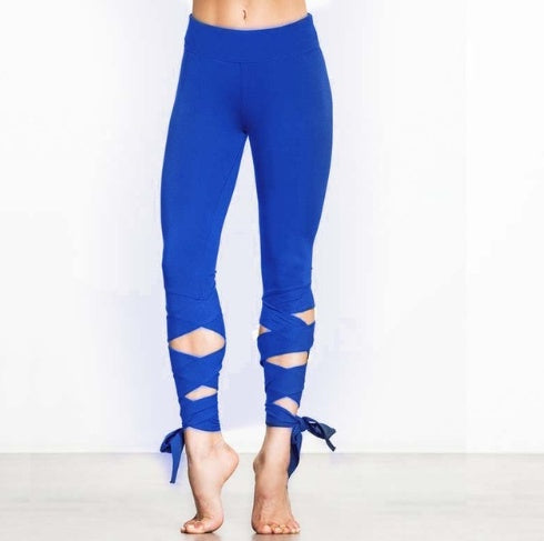 Women's High-Waist Yoga Leggings - Dance Ballet Fitness