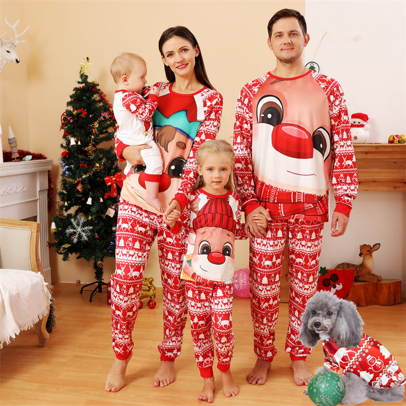Fawn julpyjamasset för män