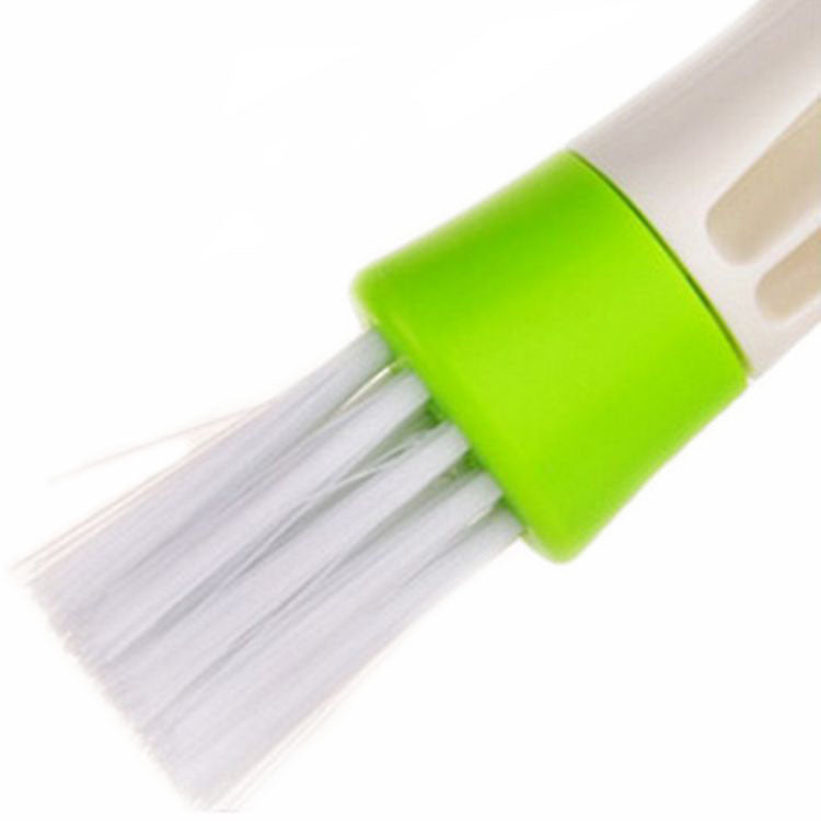 Double Head with Cloth Blind Cleaning Brush Household Dust Brush Dashboard Keyboard Brush Pen