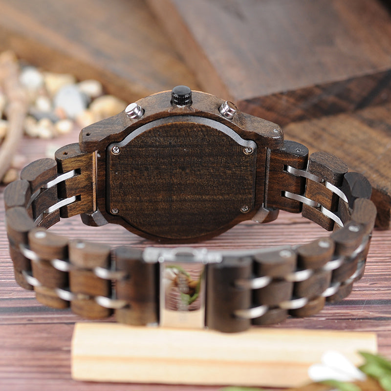 Montre en bois pour hommes