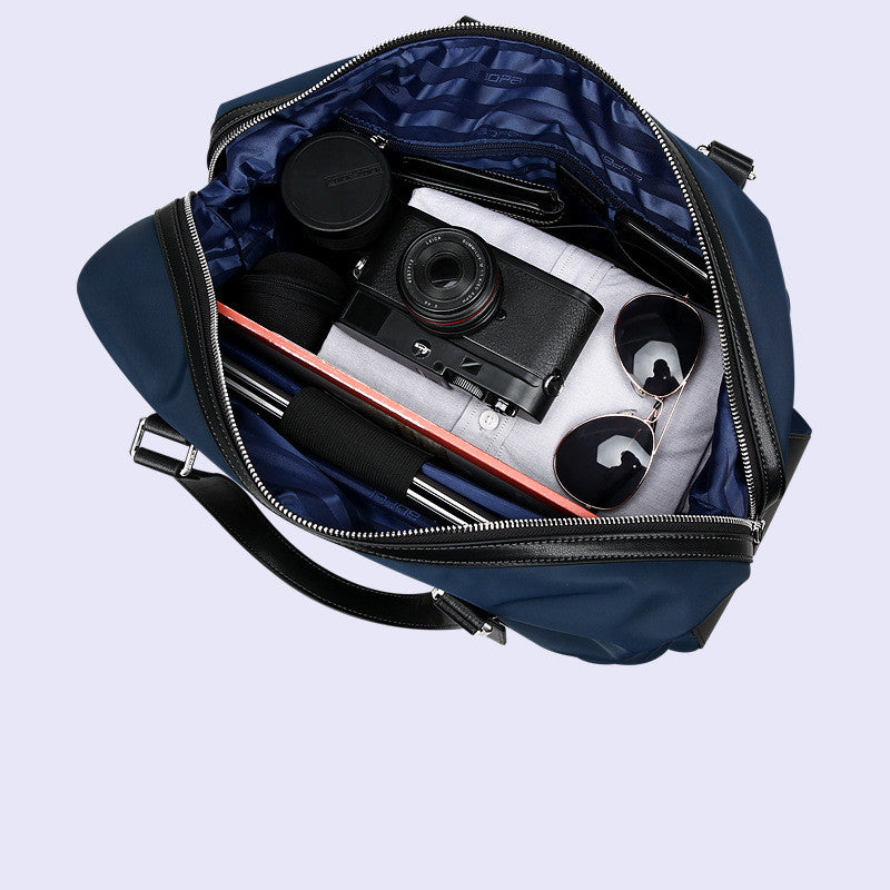Korean-Style Foldable Outdoor Duffel - Modern Men's Adventure Travel Bag