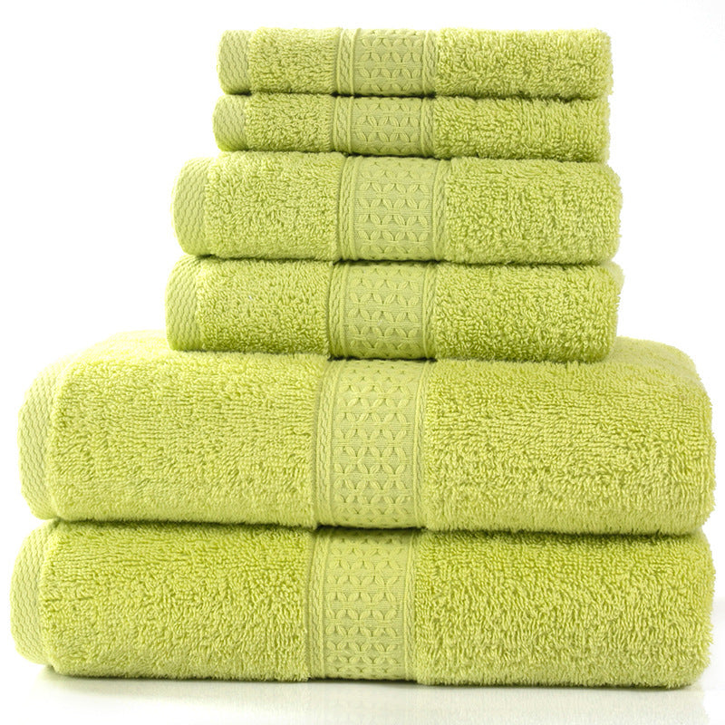 Ensemble de serviettes absorbantes en coton de 3 pièces et 6 pièces