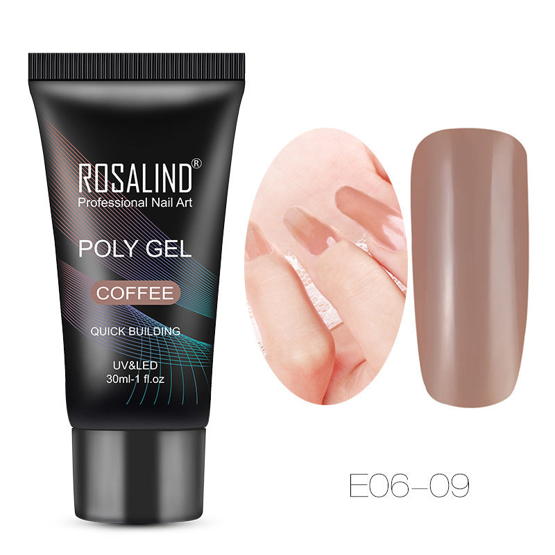 Professional Crystal Nail Extension Gel - 30ml Phototherapy Colloid | Durable Convenient Formula