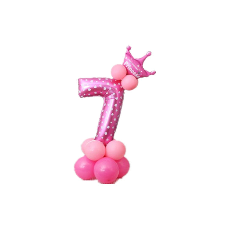 Ballon en aluminium pour fête d'anniversaire