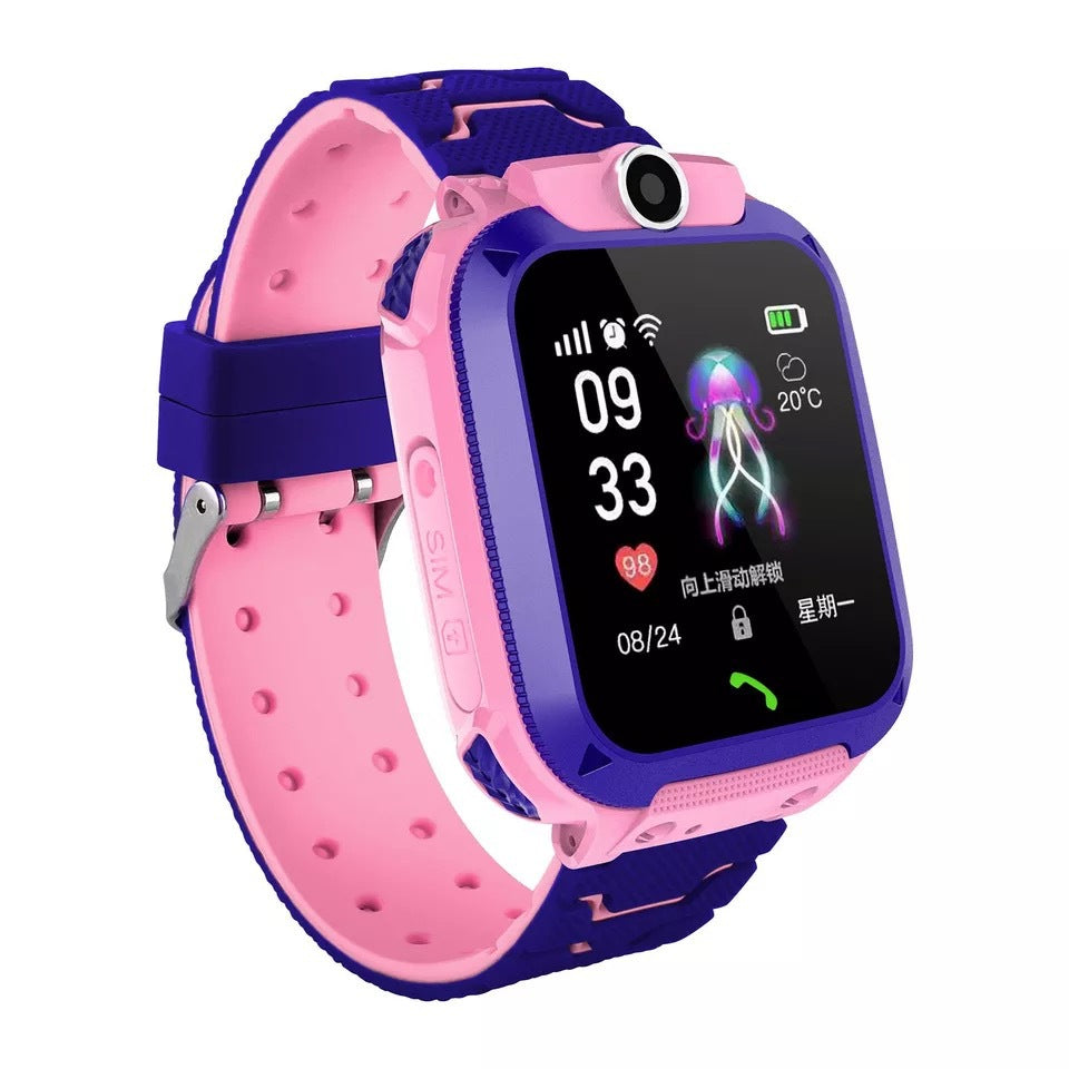 Montre pour téléphone intelligent pour enfants Q12