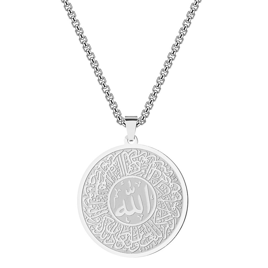 Collier Calligraphie Homme Accessoires Bijoux