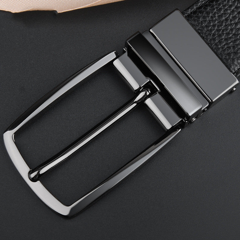 Men's Revolving Pin Clip Buckle Belt - Dynamic Innovation