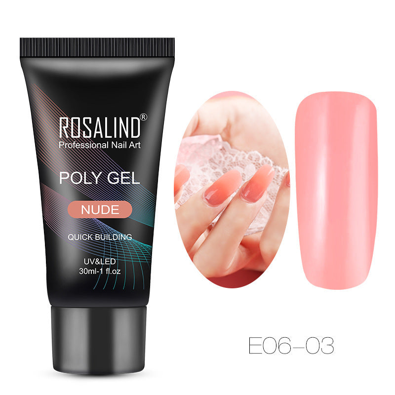 Professional Crystal Nail Extension Gel - 30ml Phototherapy Colloid | Durable Convenient Formula
