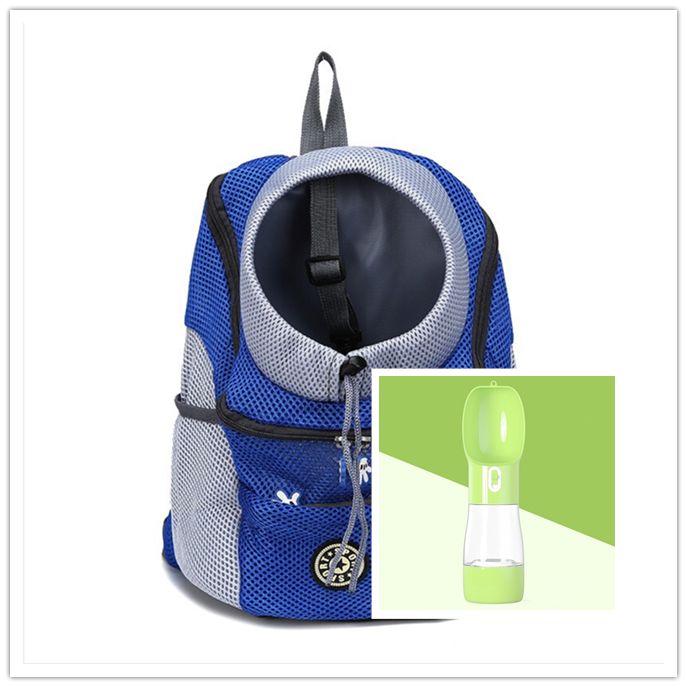 Pet Dog Carrier Carrier For Dogs Ryggsäck Ut Dubbel axel Bärbar Travel Outdoor Carrier Bag Mesh