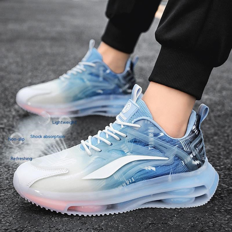 Mode utomhus stora herrsneakers i casual stil