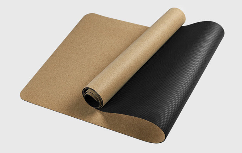 Premium Cork Yoga Mat - Natural Rubber & Imported Cork (183x68cm, Multiple Thickness Options)