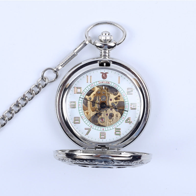 Vintage Pocket Watch - Timeless Elegance Antique Design Mechanical Movement Historical Nostalgic Precision