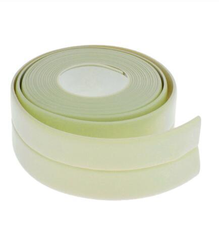 Bathroom Sealing Strip Tape - White PVC Self-Adhesive Waterproof Wall Sticker