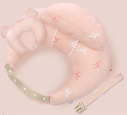 Oreillers d'allaitement pour bébé, coussin multifonction réglable, alimentation pour nouveau-né, housse lavable en couches