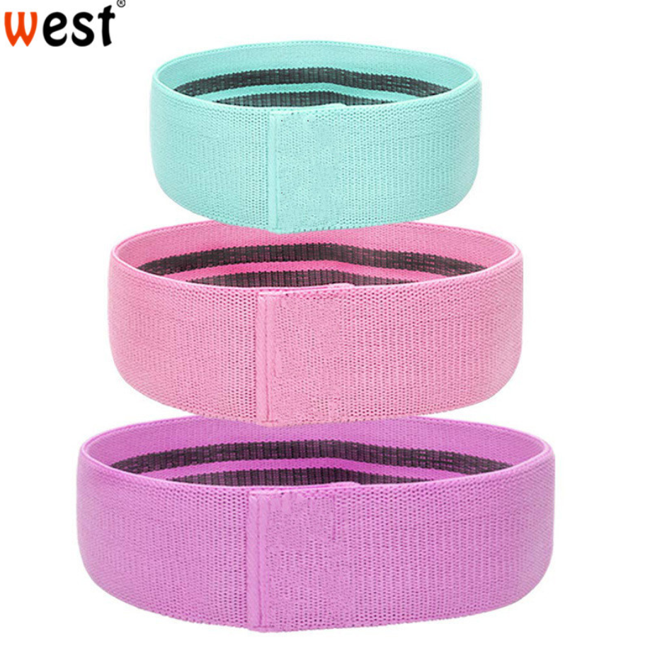 Professional Resistance Band Hip Circle - Latex Mesh (76x8cm, 3 Sizes, S/M/L Tension Levels)
