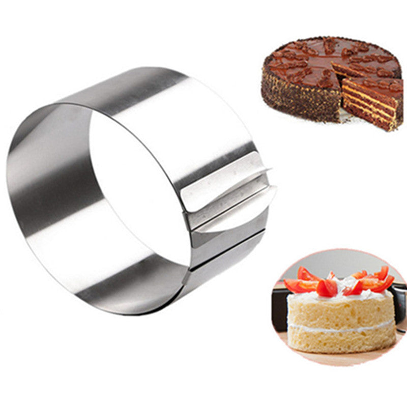 Moule à gâteau réglable en acier inoxydable