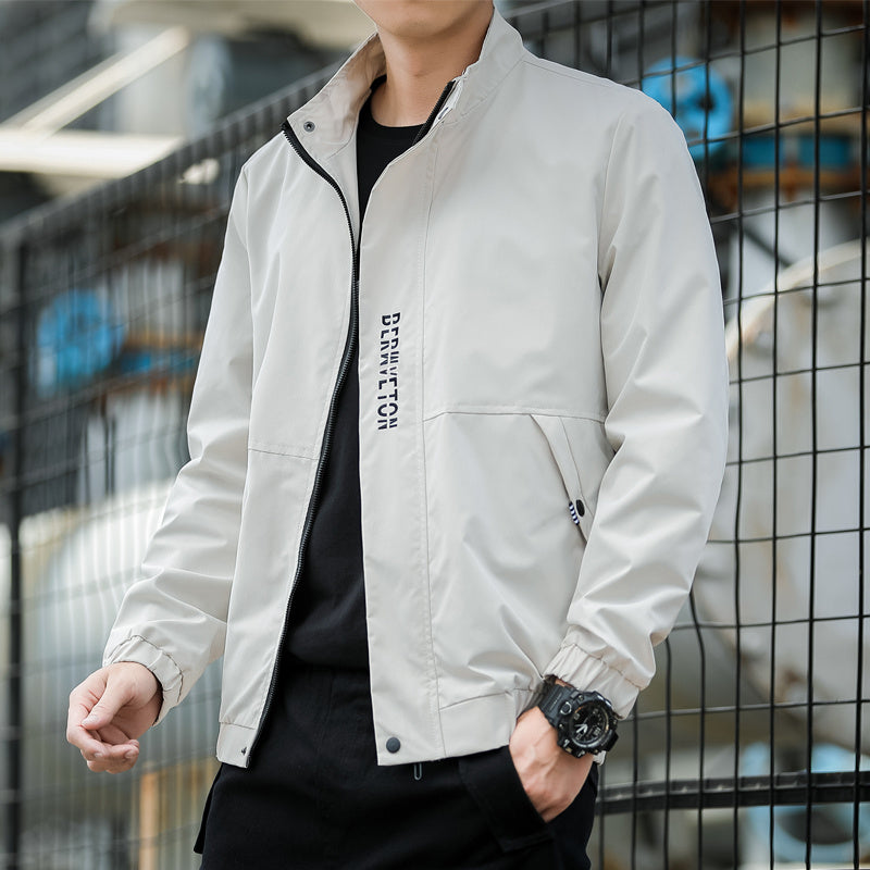 Casual Jacka Herr Baseball Uniform Trendiga toppkläder