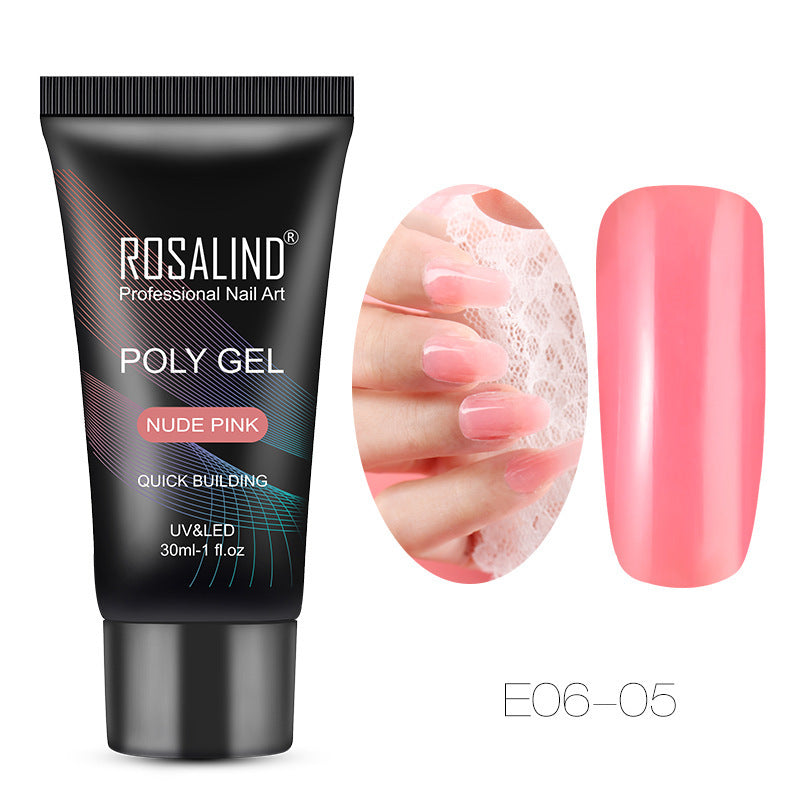 Professional Crystal Nail Extension Gel - 30ml Phototherapy Colloid | Durable Convenient Formula