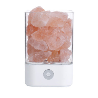 USB Crystal Light Himalayan Salt LED-lampa
