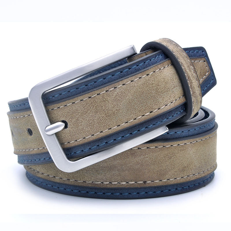 Men's Fashion Casual PU Belt - Denim Optimized