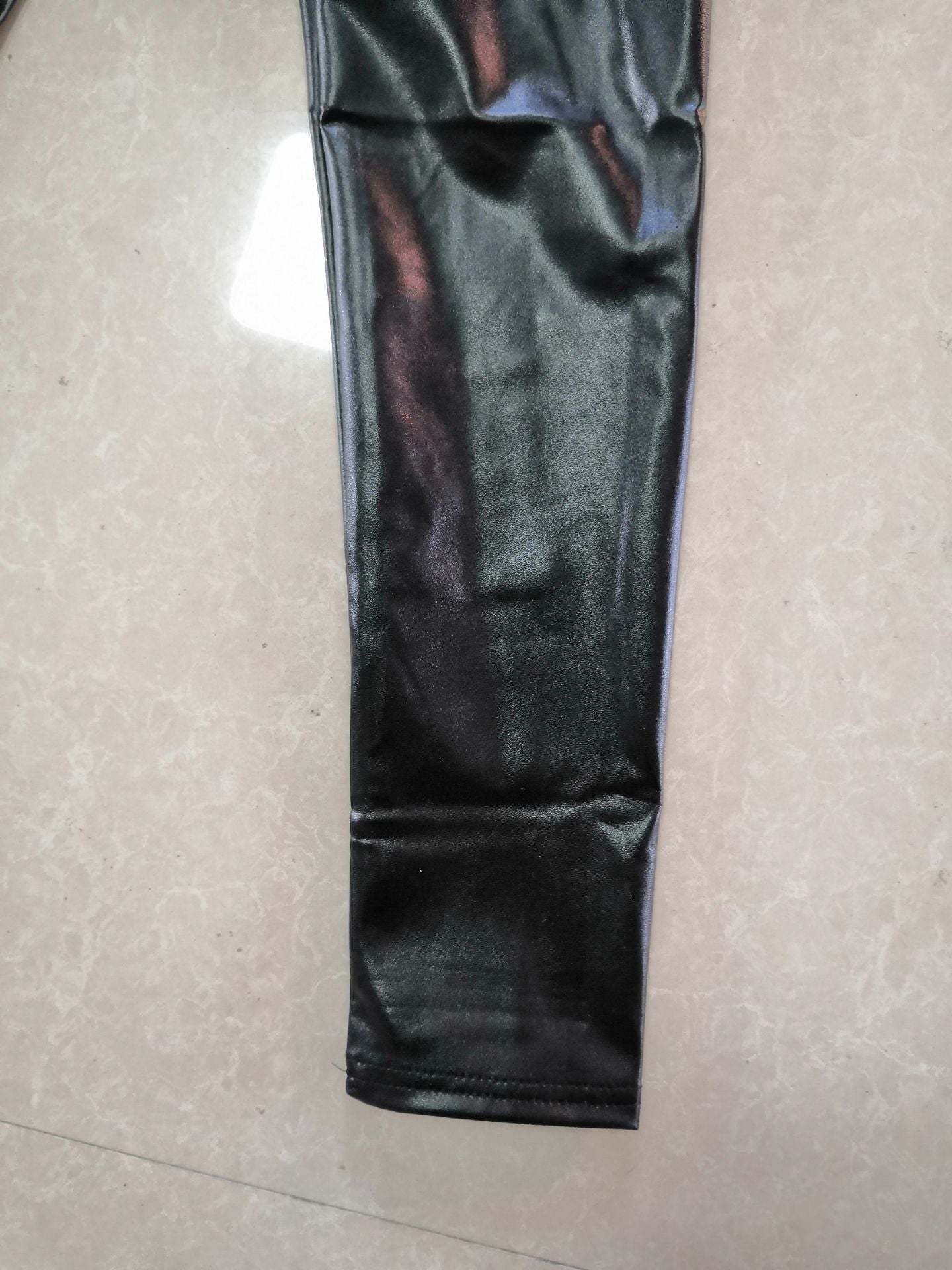 Leggings réfléchissants sexy pour les jeunes filles byxor élastiques