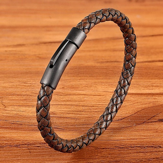 Herr för kvinnor Armband Svarta rostfria smycken Gåvor