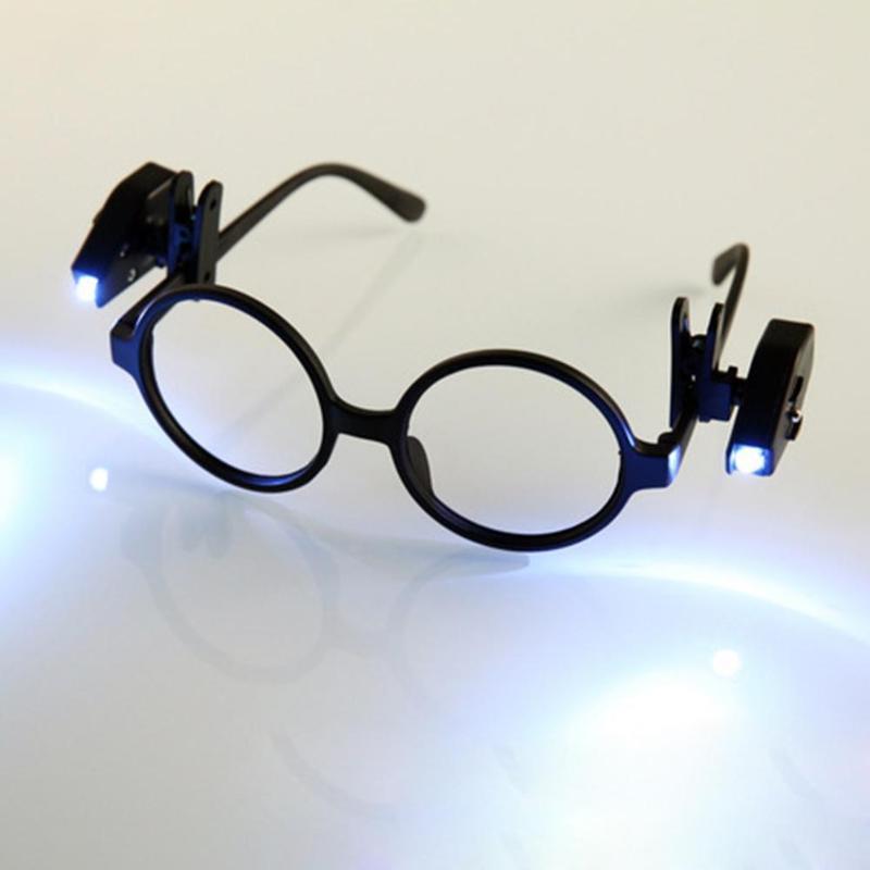 Mini LED Flashlight Glasses Light - Adjustable LED Light - New Eyeglass Clip Light