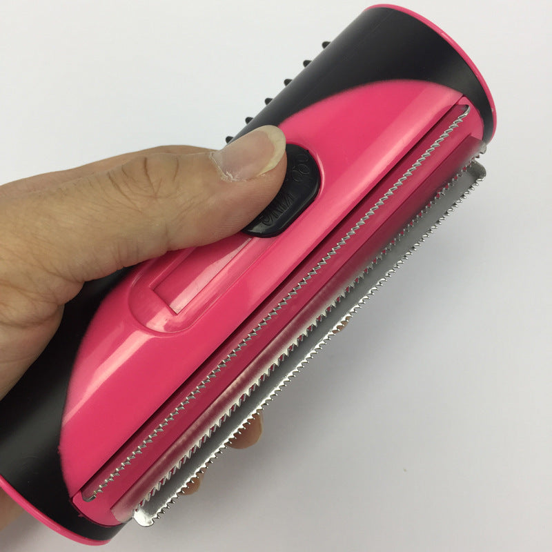 Pet Hair Brush Grooming Tool - Double-Sided Hair Removal Comb
