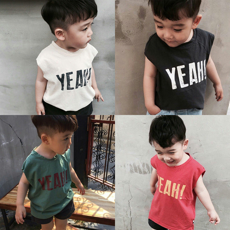 T-shirt sans manches pour enfants