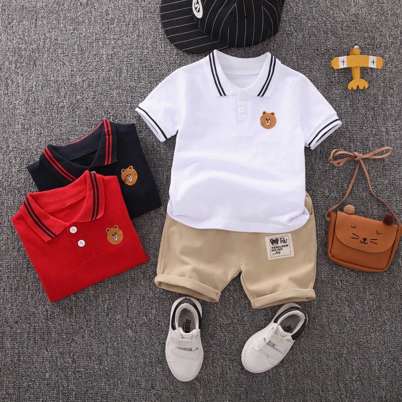 Boys Short Sleeve Suit - Professional Design