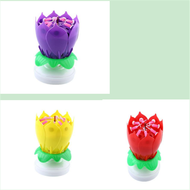 Incroyables bougies de lotus