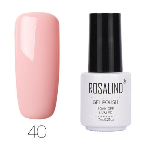 ROSALIND Pure Colors Gel Polish Collection - 7ML | 58 Colors + Base/Top UV/LED