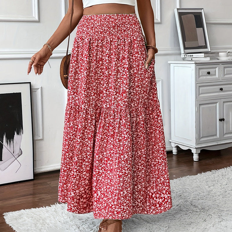 Professional Elegant Suede Fringe Rivet Short Skirt - Polyester Elastane (90%/10%, Brown, S-XL)