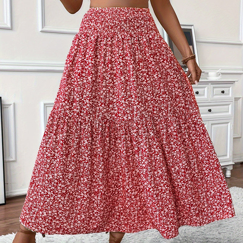 Professional Elegant Suede Fringe Rivet Short Skirt - Polyester Elastane (90%/10%, Brown, S-XL)