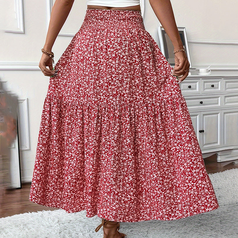 Professional Elegant Suede Fringe Rivet Short Skirt - Polyester Elastane (90%/10%, Brown, S-XL)
