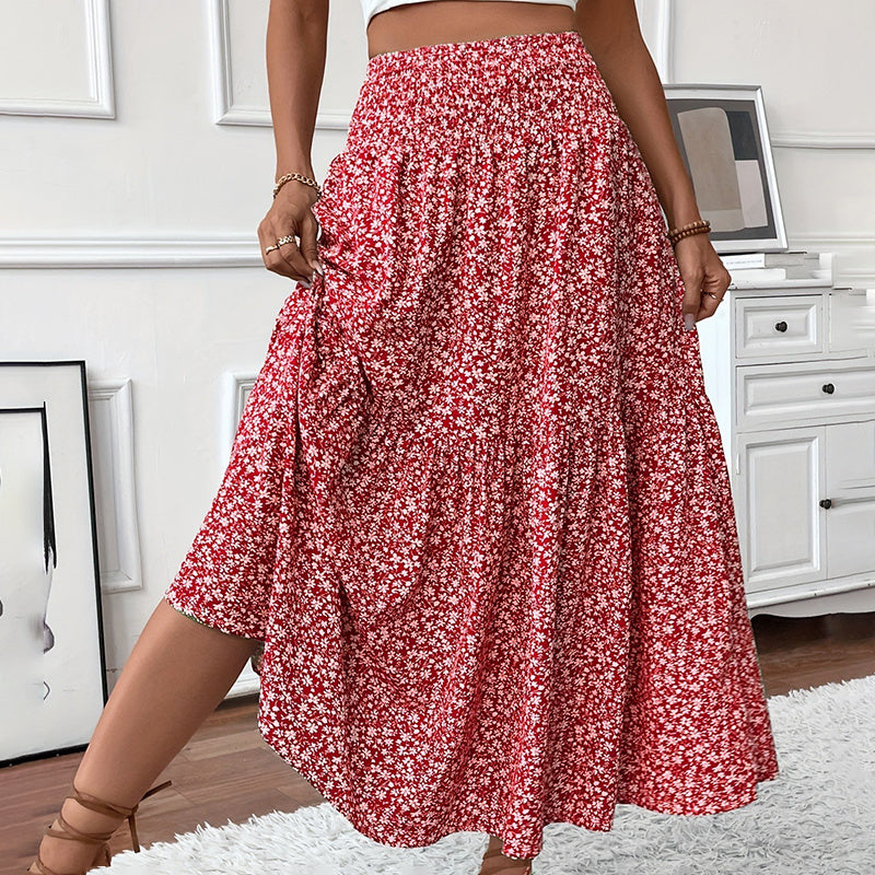 Professional Elegant Suede Fringe Rivet Short Skirt - Polyester Elastane (90%/10%, Brown, S-XL)
