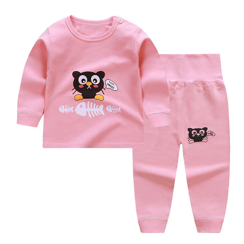 High Waist Belly Protector Baby Underwear Set