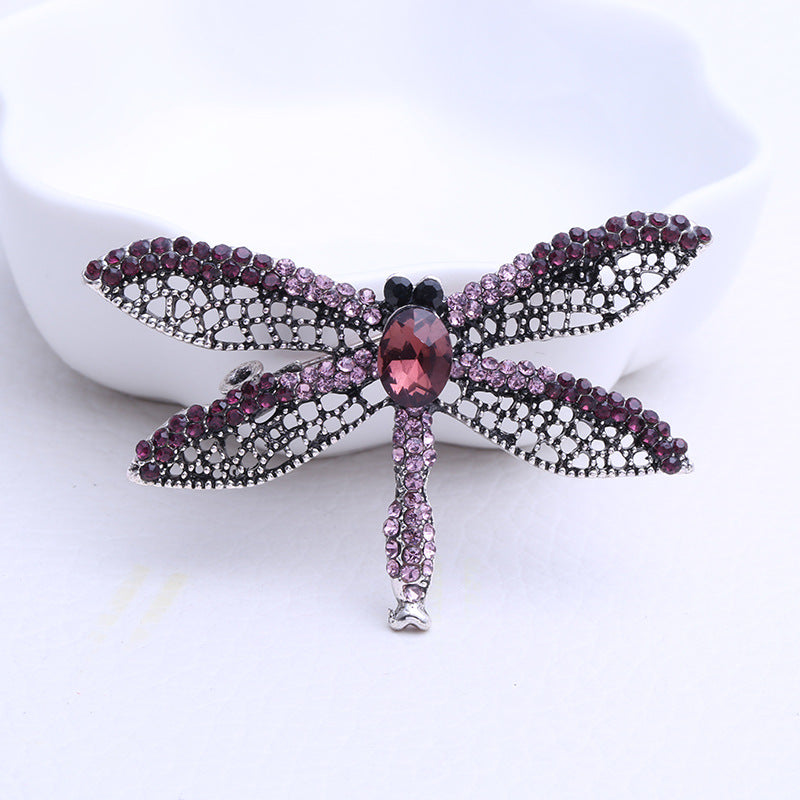 Dragonfly Hollow Brooch