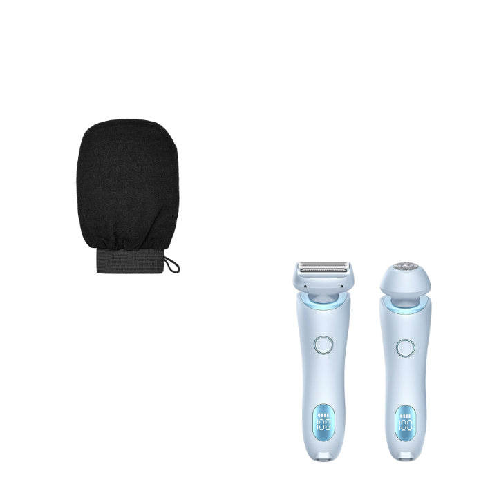 2 i 1 hårborttagning epilator USB uppladdningsbar trimmer kvinnor kroppsrakhyvel ansikte ben armhåla bikini hand blygd rakapparat hårborttagare