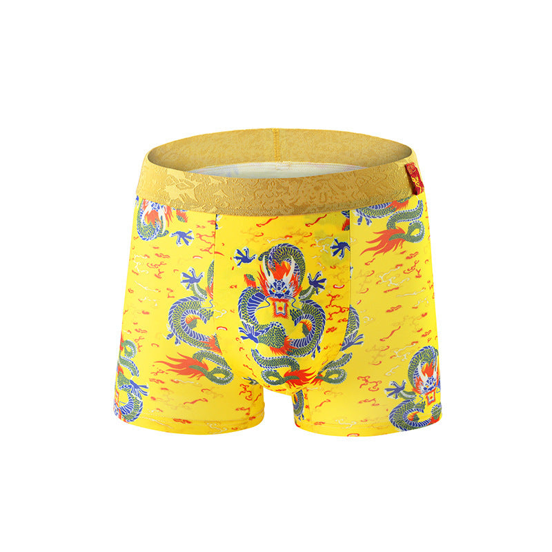 Boxershorts med drakemönster