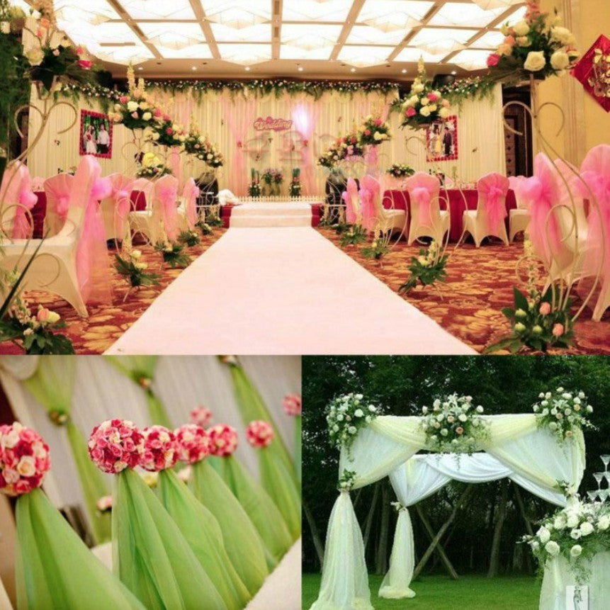 Voile pour la décoration de fête de mariage