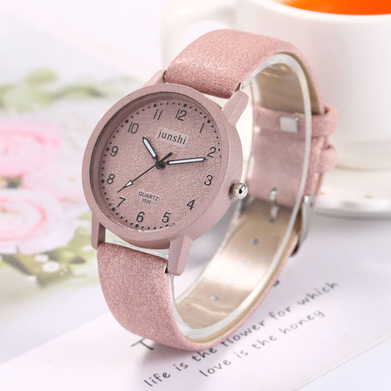 Casual Fashion Couple Quartz Watches - 36mm Dial - 10mm Thick - PU Strap - Pin Buckle - Domestic Movement 68