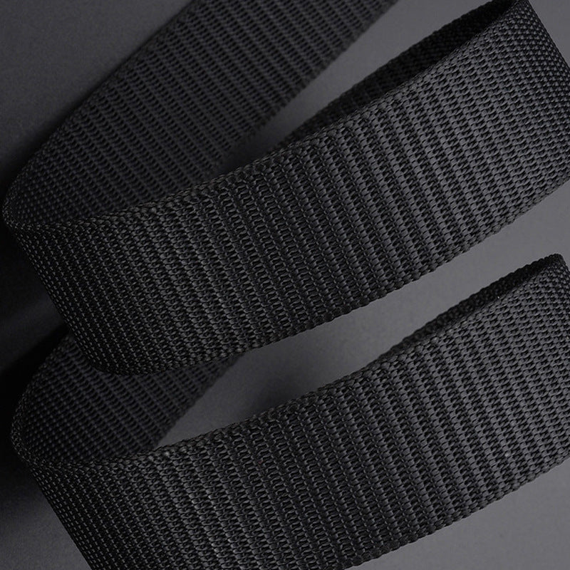 Men's Toothless Automatic Buckle Canvas Belt - Infinite Adjustment
