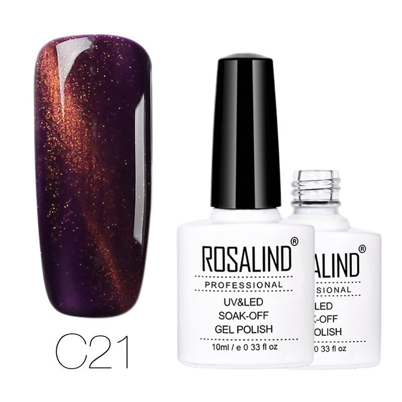 Cat Eye Gel Nail Polish - 30 Colors - 10ml - Phototherapy UV/LED - 2 Year Shelf Life - Natural Resin Formula