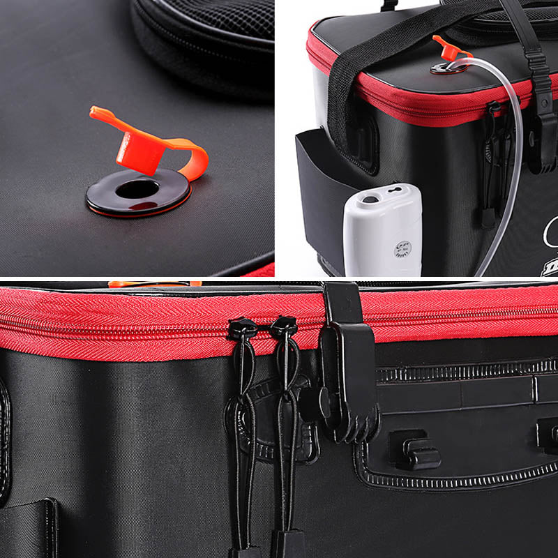 Professional EVA Fishing Bucket - Collapsible Live Well Tank for Anglers